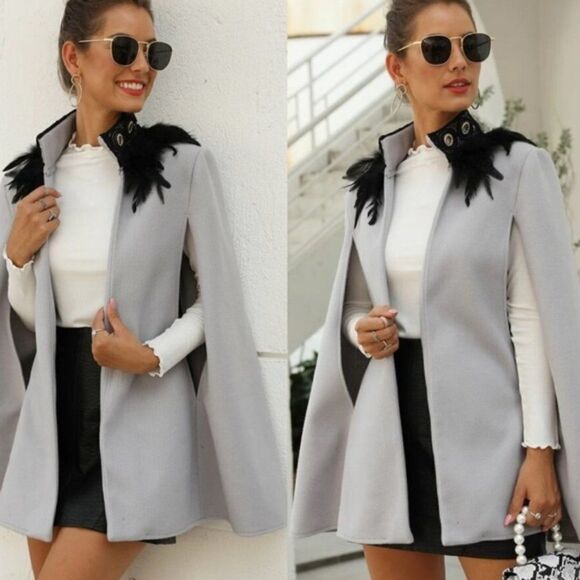 Classy Chic Gray Jacket  Various Sizes - Picture 1 of 5